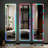 Full Length Mirror With RGB LED Light Floor Mirror Wall-Mounted, White-204512030