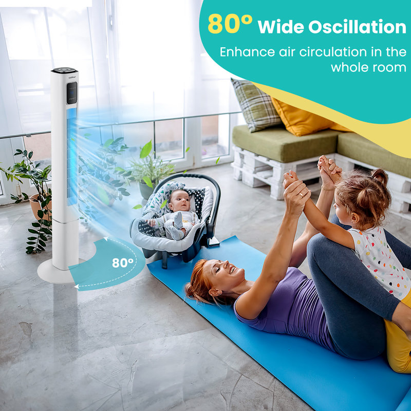 Ventilateur tour oscillant 48 po Costway