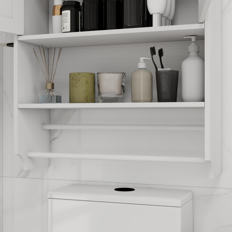 Bathroom Wall Cabinet, White