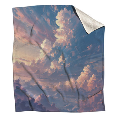 Couvertures colorées ciel nuageux