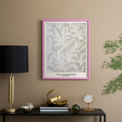 WM MORRIS Series DCCLXVII Framed Print - Solid Wood