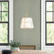 Amadi 2 Light Textile Dimmable Pendant