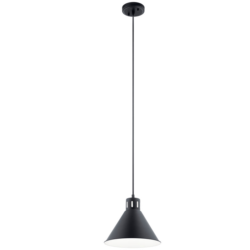 Porterfield 1 - Light Single Pendant, Black