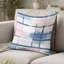 Coussin Modern Modern - coussin imprimé à carreaux rose clair Horizon pour le salon-125947141