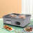 YINXIER 110V Electric Countertop Flat Top Griddle Adjustable Temperature Control 122°F-572°F
