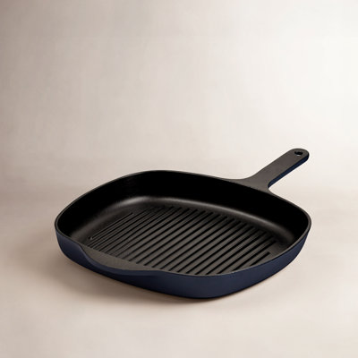10.5" Enameled Cast Iron Grill Pan
