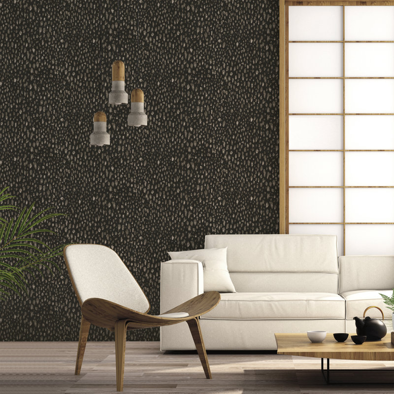 Orella Natural Fx 2 Leopard Design Wallpaper Roll, Brown