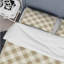 Ensemble de housse de couette Beige crème moderne Gingham I - Modern-109156308