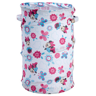 Minnie Fabric Laundry Hamper with Handles