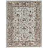 Sultanabad Hand-Knotted High-Quality Ivory and Gold Area Rug