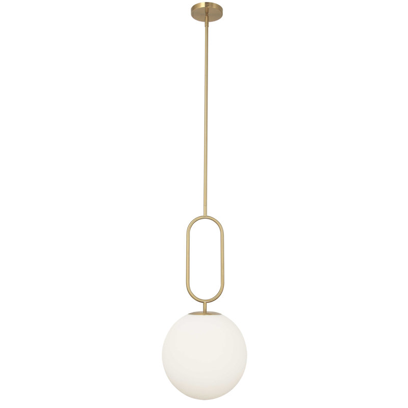 Oswell 1 - Light Single Pendant, Aged Brass