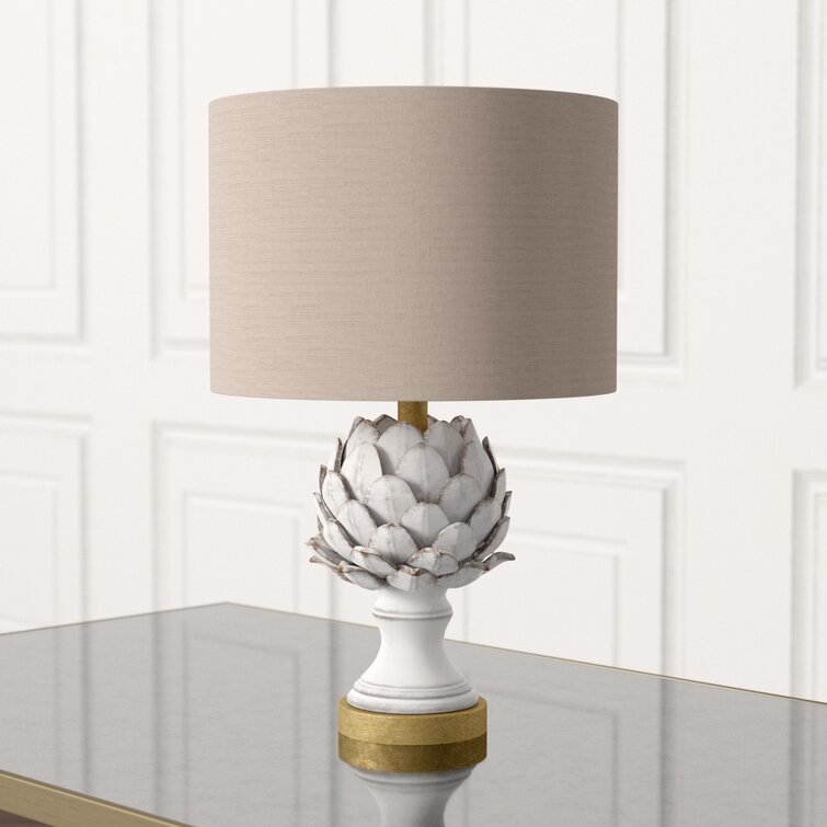 Leafy Artichoke Ceramic Table Lamp