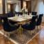 6 -Person Marble Dining Set-1891613510