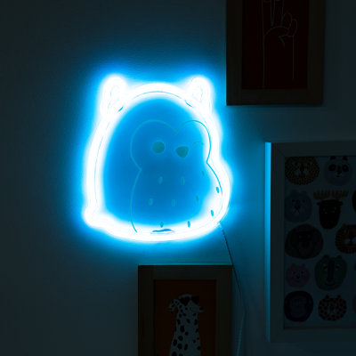 Squishmallows Winston Neon Wall Light 22.5" LED Sign