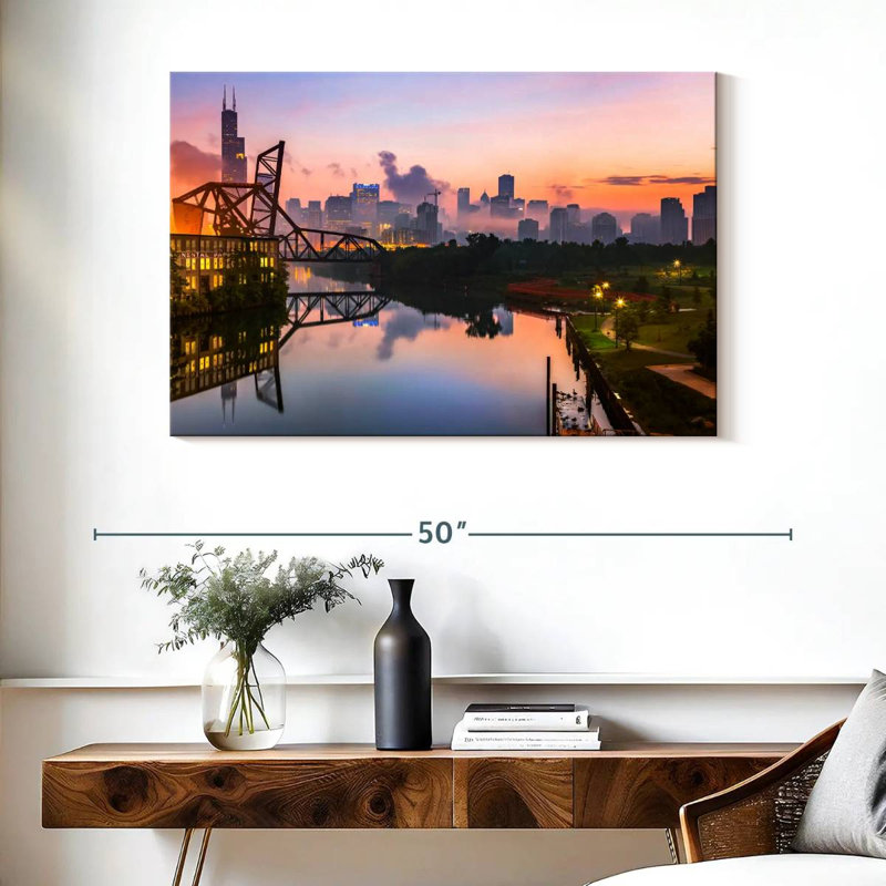 Ravi St. Charles Bridge Chicago, H 26 po x l 39 po
