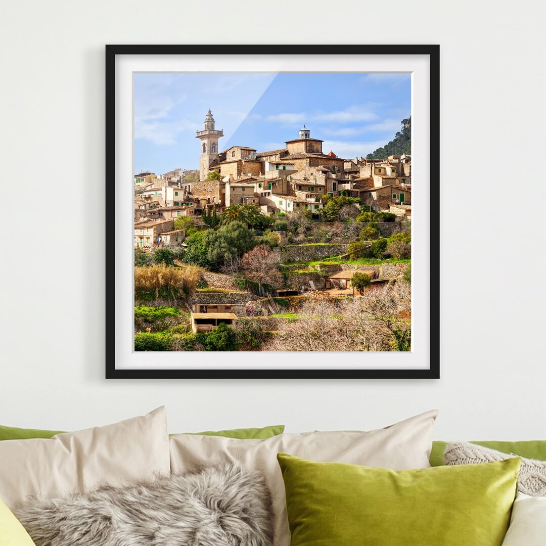 Gerahmter Fotodruck Rural Valldemossa