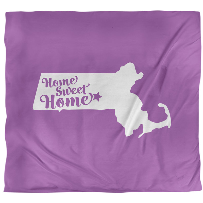 Housse de couette simple doux worcester home, Housse de couette pour très grand lit, Violet, Polyester brossé