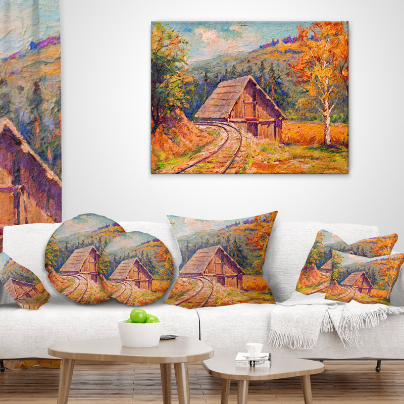 Coussin Landscape, Rectangulaire, 12 po x 20 po