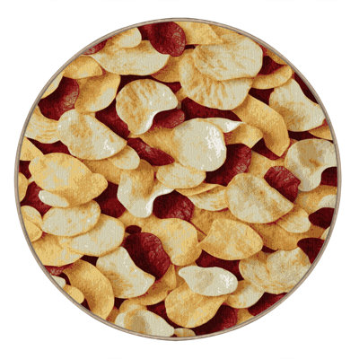  Tapis lavable avec pommes frites