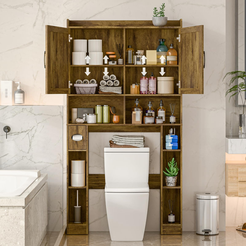 Over The Toilet Storage Cabinet, Brown