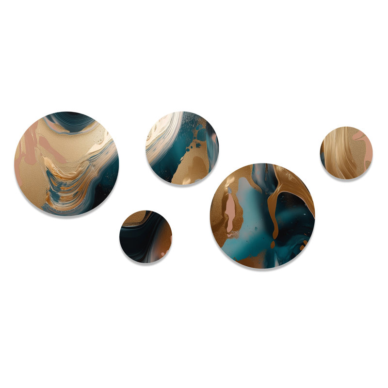 Abstract Wall Decor on Metal