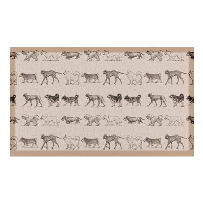 Non-Slip Animal Print Indoor & Outdoor Doormat