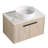 Modern Float Bathroom Vanity With Ceramic Basin