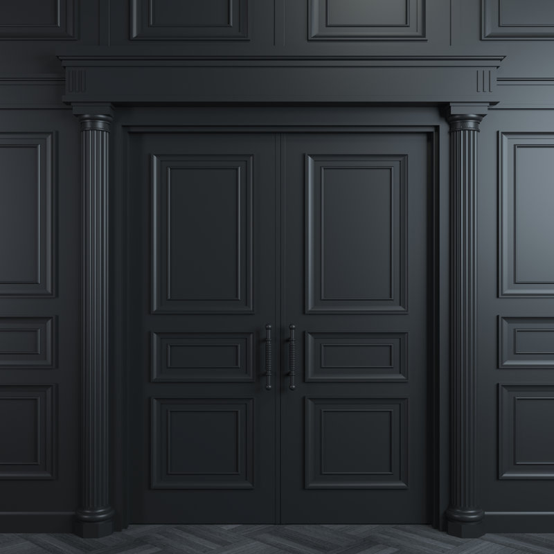 Classic Door by Denisik11 - Wrapped Canvas Print, 30cm H x 30cm W x 3.8cm D