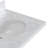Cambridge 67'' Double Bathroom Vanity with Carrara Marble Top-90865073