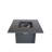 25" H x 30" W Steel Outdoor Fire Pit Table with Lid-106500664