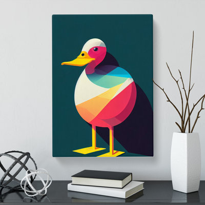 Rushmere Duck Modern Pop - Wrapped Canvas