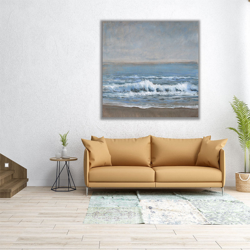 «Coastal Showers I», reproduction d'art sur toile, H 20 po x l 20 po
