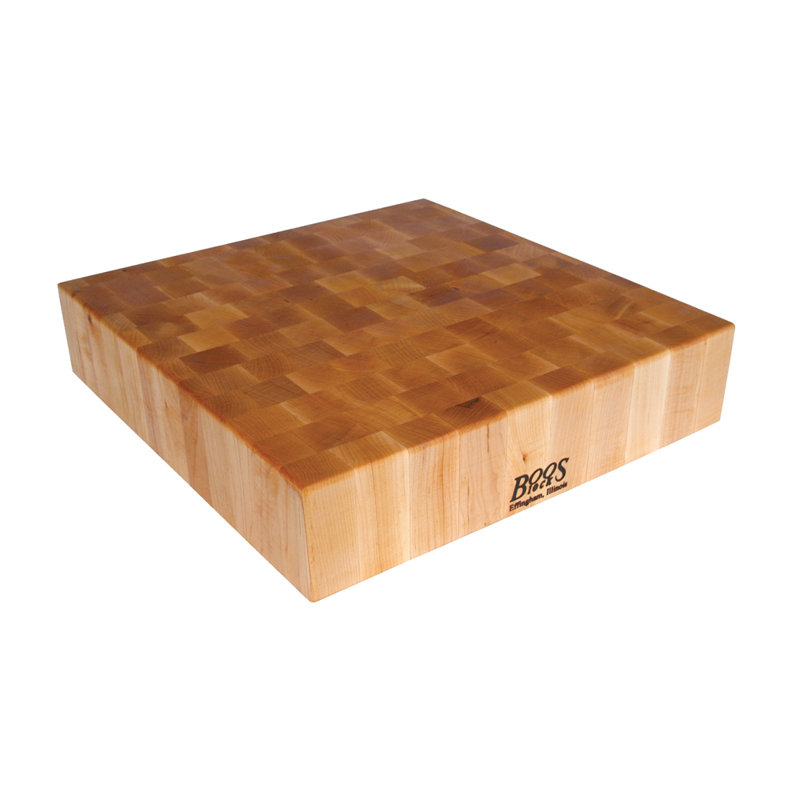 Bloc à hacher réversible en grain d'érable 6 po BoosBlock®, l 24 po x L 24 po
