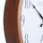 12.8" Atomic Analog Wood Wall Clock