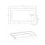 Base de douche simple Laredo l 60 po x P 36 po-92120734