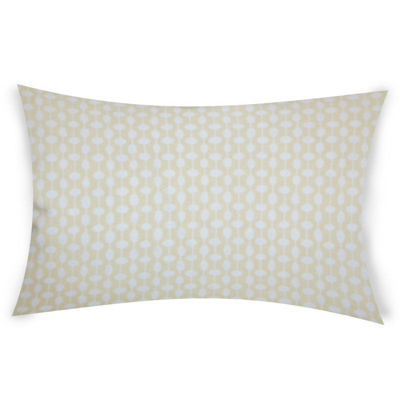  Housse et insert rectangulaires en coton, Beige, 12 po x 24 po