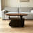 Walnut Top/Black Base