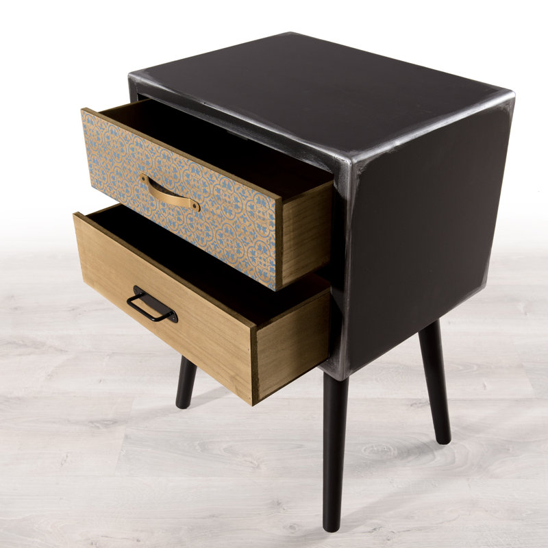 Chison 42cm W Bedside Table