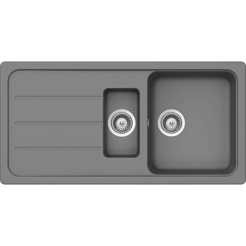Schock 1.5 Bowl Inset Kitchen Sink, Croma