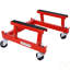 Chariot de berceau pour moteur de VTT 1500 lb, rouge-127679709