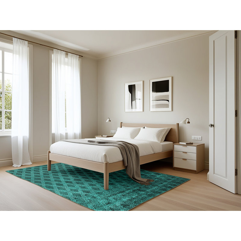 Jaterria Performance Geometric Indoor Rug, Rectangle 5' x 7'
