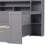 Full Size Wooden Daybed with Trundle, Storage Drawers, and Study Desk for Space-Saving Multi-Functional Use.-77531604