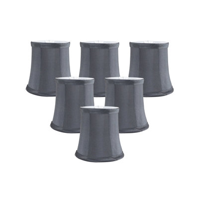 Everly Quinn Faux Silk Clip On Chandelier Lamp Shades