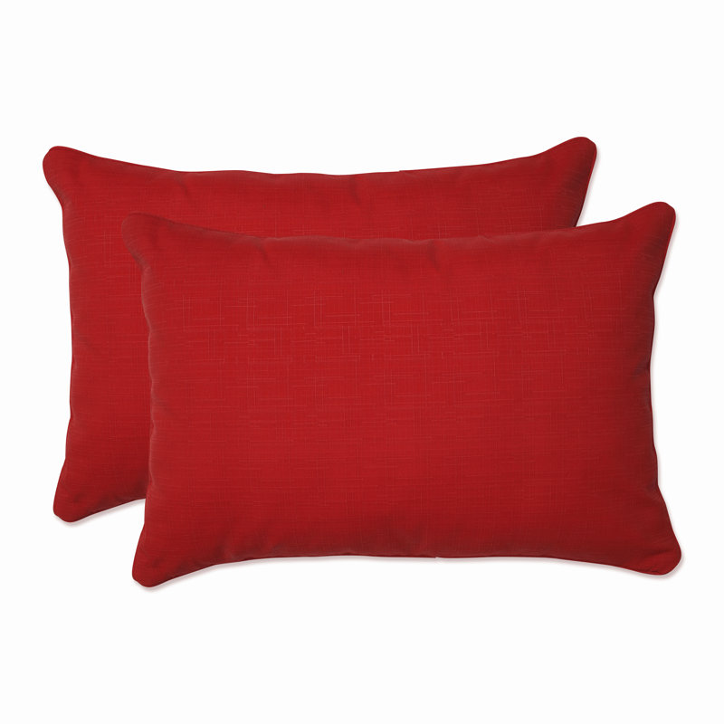 Tory Sunset Outdoor Throw Pillow, Red, 16.5" x 24.5"