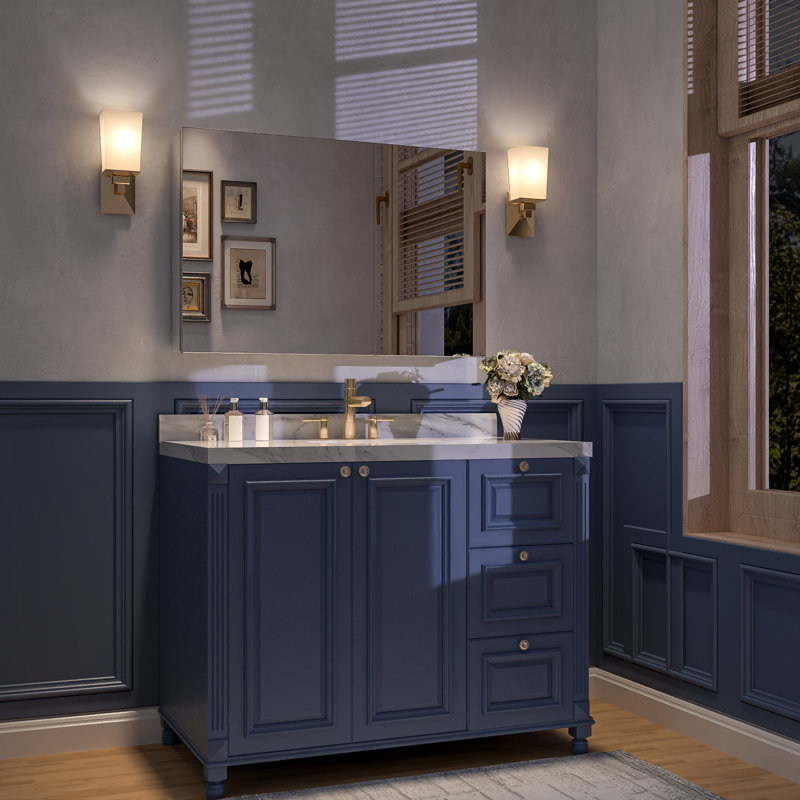 Recessed & Surface Mount Medicine Cabinet With Mirror,Adjustable Shelves And Soft-Close Hinges, 24" H x 36" W x 5" D