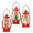 Charming LED Lighted Festive Holiday Lanterns - Set of 3
