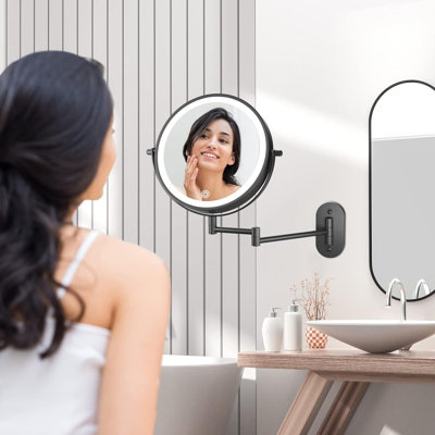 Miroir de maquillage mural grossissant pour salle de bain Teejay