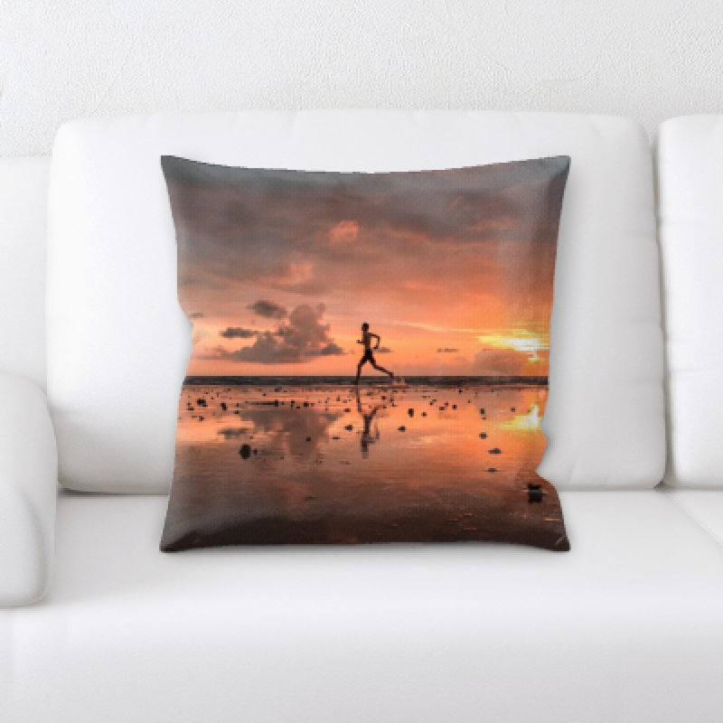 Microsuede Throw Pillow