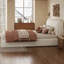 Coriddi Modern Boucle Upholstered Platform Bed with Low Profile Frame-124215913
