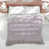 Motif floral mauve clair